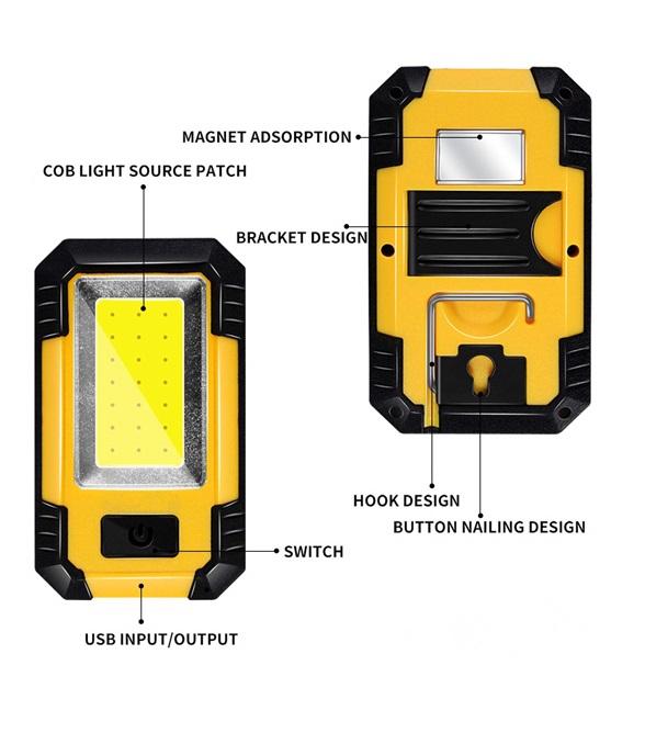 Work Light - 5W COB  Rechargeable